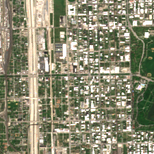 CHIL1 (Chicago) site on 2018-05-16, Sentinel-2 satellite true color