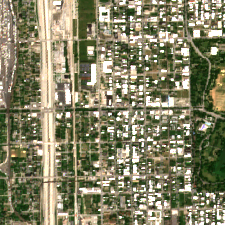 CHIL1 (Chicago) site on 2020-06-14, Sentinel-2 satellite true color