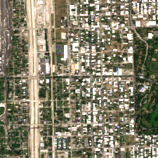 1547 Chicago (CHIL1, Schulze Baking Company Building) site on 2022-07-09, Sentinel-2 satellite true color