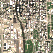 1547 Chicago (CHIL2, 725 South Wells) site on 2018-05-16, Sentinel-2 satellite true color