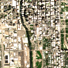 1547 Chicago (CHIL2, 725 South Wells) site on 2020-06-14, Sentinel-2 satellite true color