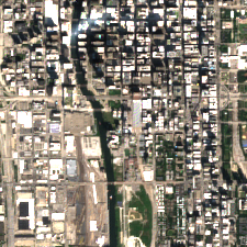 1547 Chicago (CHIL2, 725 South Wells) site on 2025-09-11, Sentinel-2 satellite true color