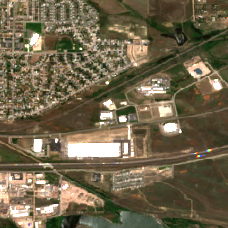 1547 Cheyenne (CHWY1) site on 2018-07-01, Sentinel-2 satellite true color