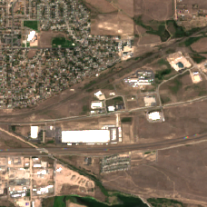 1547 Cheyenne (CHWY1) site on 2022-08-29, Sentinel-2 satellite true color