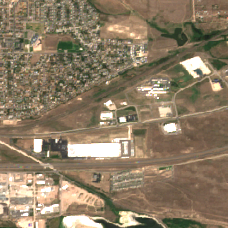 1547 Cheyenne (CHWY1) site on 2024-07-31, Sentinel-2 satellite true color