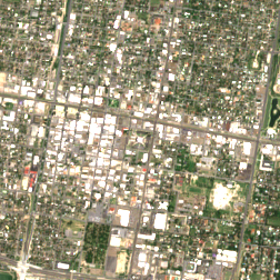 1547 McAllen (MCTX1, Chase Tower) site on 2022-06-05, Sentinel-2 satellite true color