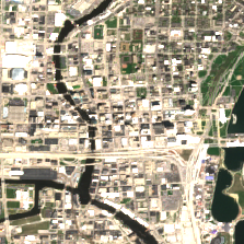 1547 Milwaukee (MIWI1, Wells Building) site on 2018-05-16, Sentinel-2 satellite true color