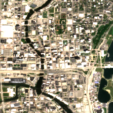 1547 Milwaukee (MIWI1, Wells Building) site on 2022-07-14, Sentinel-2 satellite true color