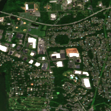 1547 Orangeburg (ORNY1) site on 2018-07-07, Sentinel-2 satellite true color