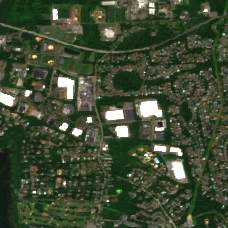 1547 Orangeburg (ORNY1) site on 2020-07-06, Sentinel-2 satellite true color
