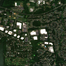 1547 Orangeburg (ORNY1) site on 2025-08-22, Sentinel-2 satellite true color