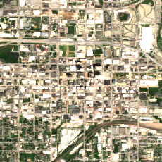 1623 Farnam site on 2025-07-27, Sentinel-2 satellite true color