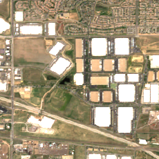 365 Data Centers Aurora site on 2024-06-06, Sentinel-2 satellite true color