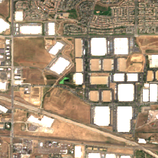 365 Data Centers Aurora site on 2025-08-20, Sentinel-2 satellite true color