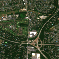365 Data Centers Commack site on 2018-07-07, Sentinel-2 satellite true color