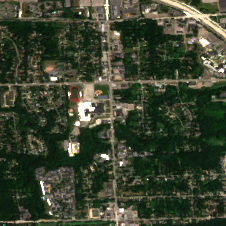 365 Data Centers Detroit site on 2018-07-07, Sentinel-2 satellite true color