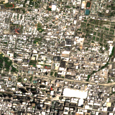 365 Data Centers Philadelphia (Downtown) site on 2020-07-29, Sentinel-2 satellite true color