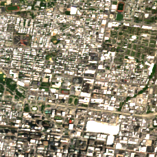 365 Data Centers Philadelphia (Downtown) site on 2025-06-03, Sentinel-2 satellite true color