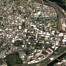 365 Data Centers Philadelphia (University City) site on 2024-09-11, Sentinel-2 satellite true color