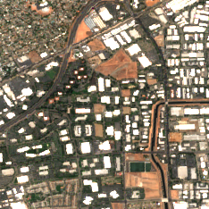 365 Data Centers Rancho Cordova site on 2020-08-27, Sentinel-2 satellite true color