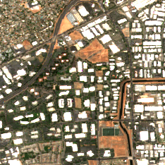 365 Data Centers Rancho Cordova site on 2024-07-22, Sentinel-2 satellite true color