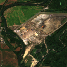 Aligned Conesville Industrial Park Campus site on 2024-09-05, Sentinel-2 satellite true color
