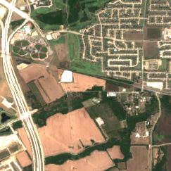 Aligned DFW-03 site on 2018-08-25, Sentinel-2 satellite true color