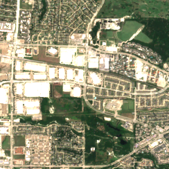 DFW-04 (Lambda AI cloud) site on 2024-06-14, Sentinel-2 satellite true color
