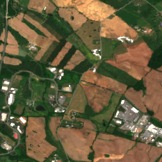 Aligned IAD-04 (Quantum Frederick Campus) site on 2018-05-24, Sentinel-2 satellite true color