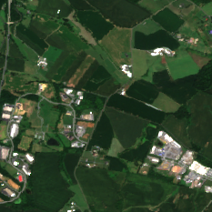 Aligned IAD-06 (Quantum Frederick Campus) site on 2022-08-13, Sentinel-2 satellite true color