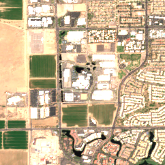 Aligned PHX-04 site on 2025-06-27, Sentinel-2 satellite true color