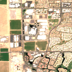 Aligned PHX-06 site on 2025-06-27, Sentinel-2 satellite true color