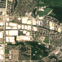 Aligned Plano DFW04 site on 2025-09-10, Sentinel-2 satellite true color