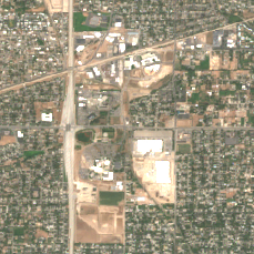 Aligned Salt Lake City (SLC-01) site on 2020-09-14, Sentinel-2 satellite true color