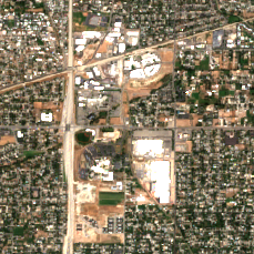 Aligned Salt Lake City (SLC-01) site on 2024-09-06, Sentinel-2 satellite true color