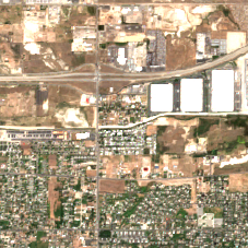 Aligned SLC-04 site on 2020-08-15, Sentinel-2 satellite true color