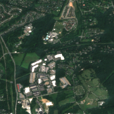 AWS BWI site on 2024-08-25, Sentinel-2 satellite true color