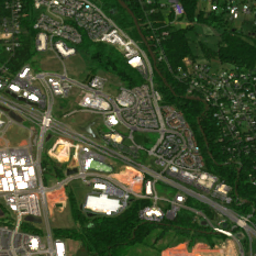 AWS Ashburn - George Washington University Campus (planned) site on 2018-05-24, Sentinel-2 satellite true color