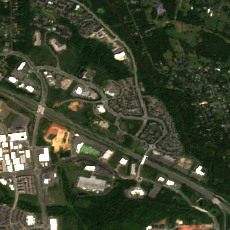 AWS Ashburn - George Washington University Campus (planned) site on 2024-09-09, Sentinel-2 satellite true color