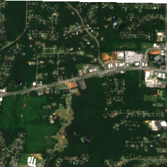AWS Coweta County Campus site on 2018-06-04, Sentinel-2 satellite true color