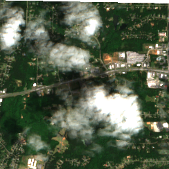 AWS Coweta County Campus site on 2022-05-09, Sentinel-2 satellite true color