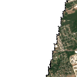 AWS Creekside Campus (Bastrop County) site on 2020-08-14, Sentinel-2 satellite true color