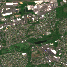 AWS Falls Township / Keystone Trade Center Campus site on 2018-05-08, Sentinel-2 satellite true color