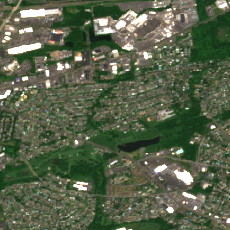 AWS Falls Township / Keystone Trade Center Campus site on 2022-06-06, Sentinel-2 satellite true color