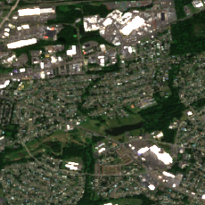 AWS Falls Township / Keystone Trade Center Campus site on 2025-08-22, Sentinel-2 satellite true color