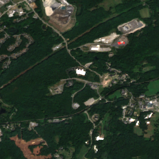 AWS Grafton Data Center (Centennial Drive) site on 2022-09-09, Sentinel-2 satellite true color