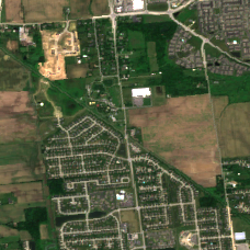 AWS CMH - 4624 Cosgray (Hilliard) site on 2018-06-14, Sentinel-2 satellite true color