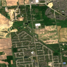 AWS CMH - 4624 Cosgray (Hilliard) site on 2020-06-08, Sentinel-2 satellite true color