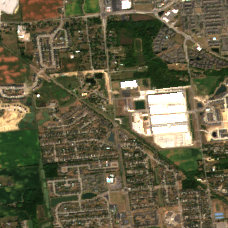 AWS CMH - 4624 Cosgray (Hilliard) site on 2024-09-05, Sentinel-2 satellite true color