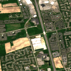 AWS Hilliard 5109 Hayden Run site on 2020-06-08, Sentinel-2 satellite true color